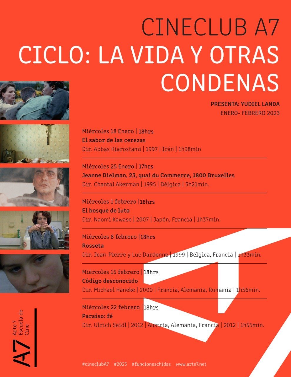 A7CDMX | Cineclub: "La vida y otras condenas" presentado por Yudiel Landa