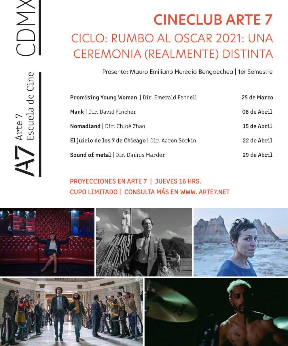Cineclub  A7 | Rumbo al Oscar 2021: Una ceremonia (realmente) distinta