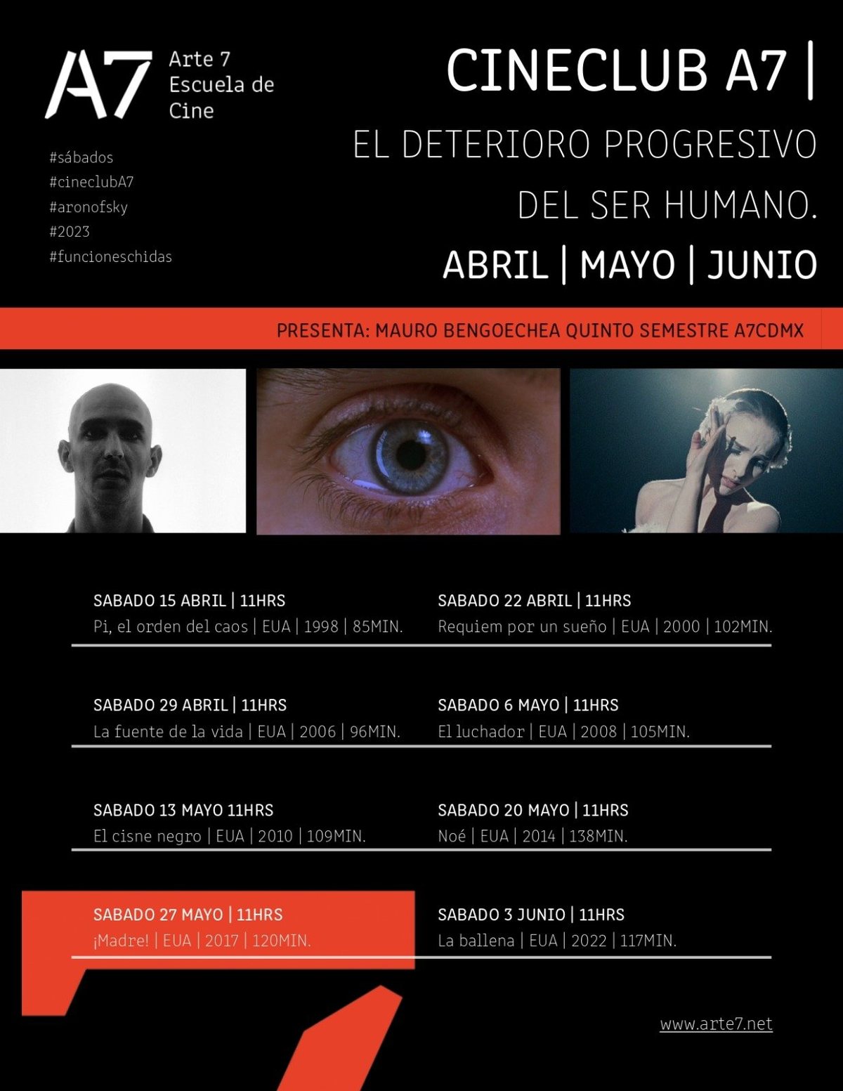 CINECLUB A7CDMX: El deterioro progresivo del ser humano.