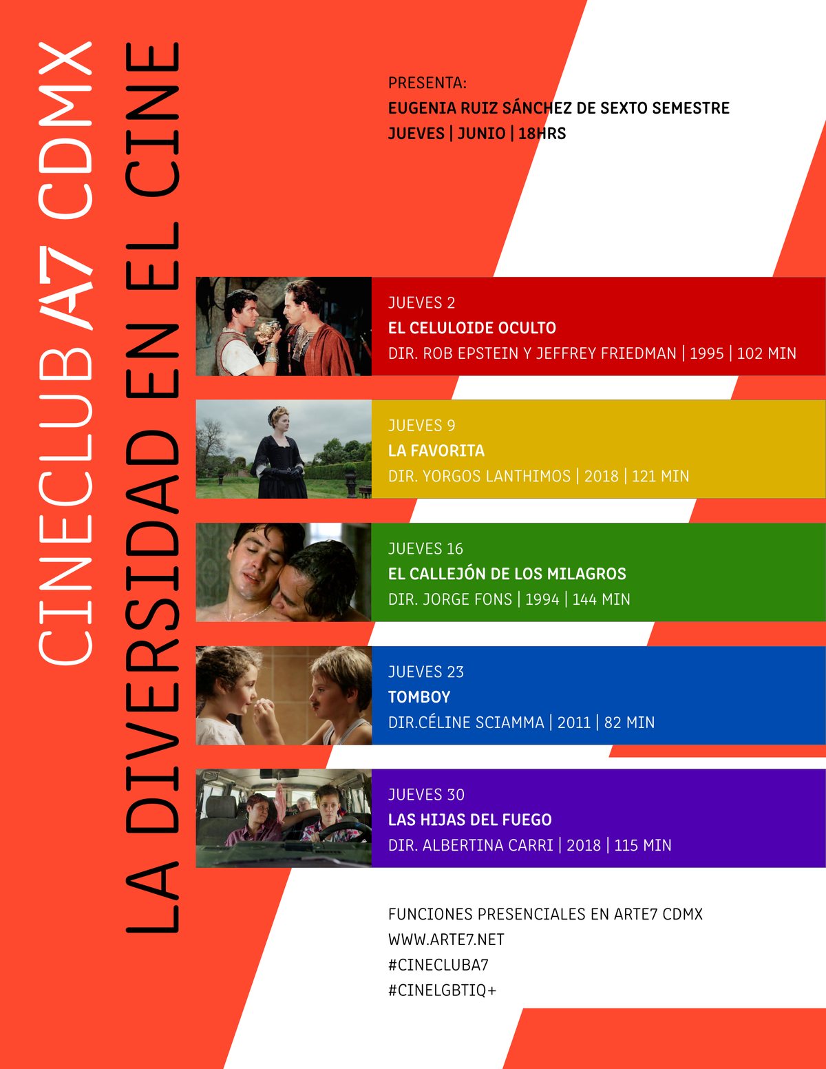 CINECLUB A7CDMX: La diversidad en el Cine