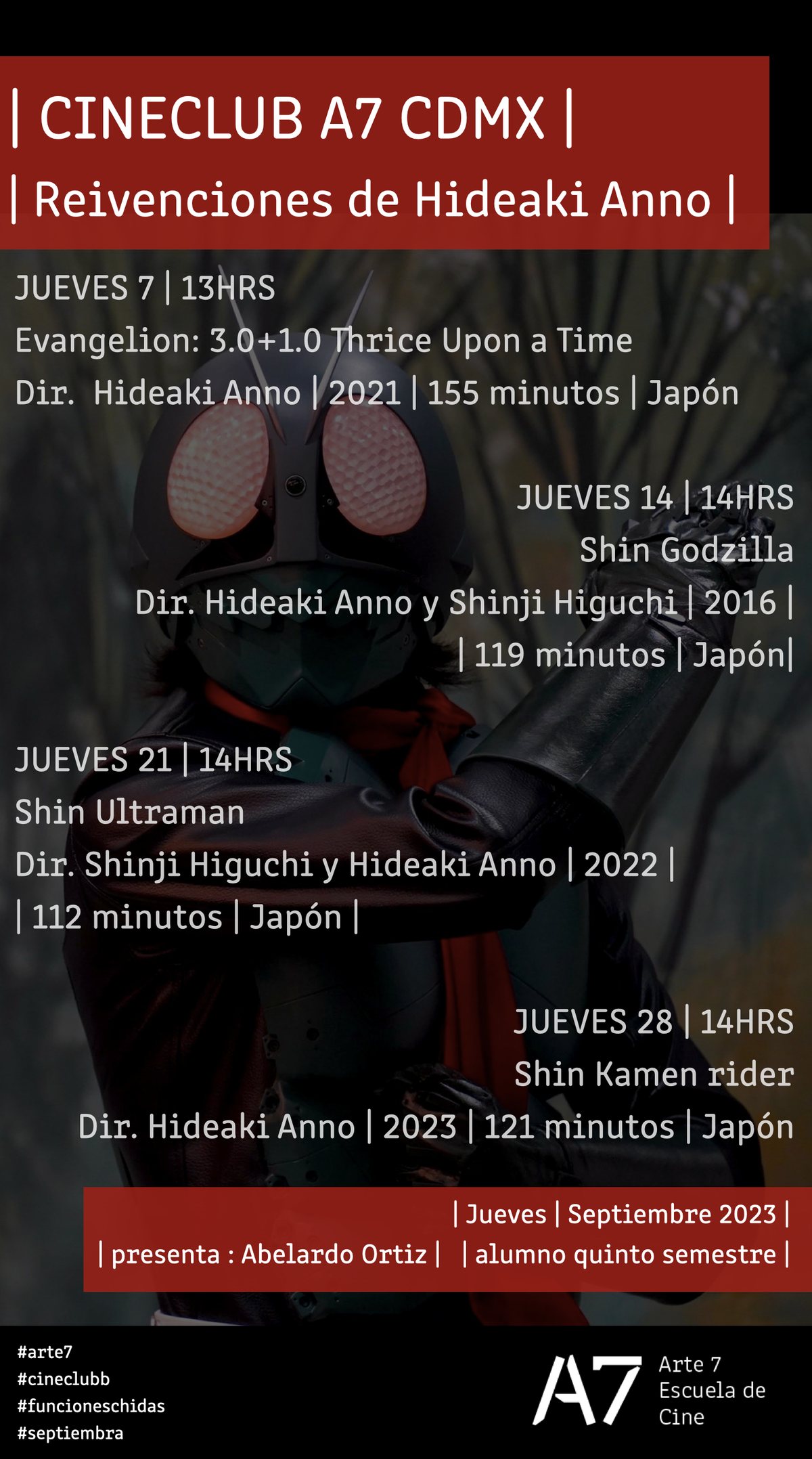 CINECLUB A7 | REINVENCIONES DE (SHIN) HIDEAKI ANNO