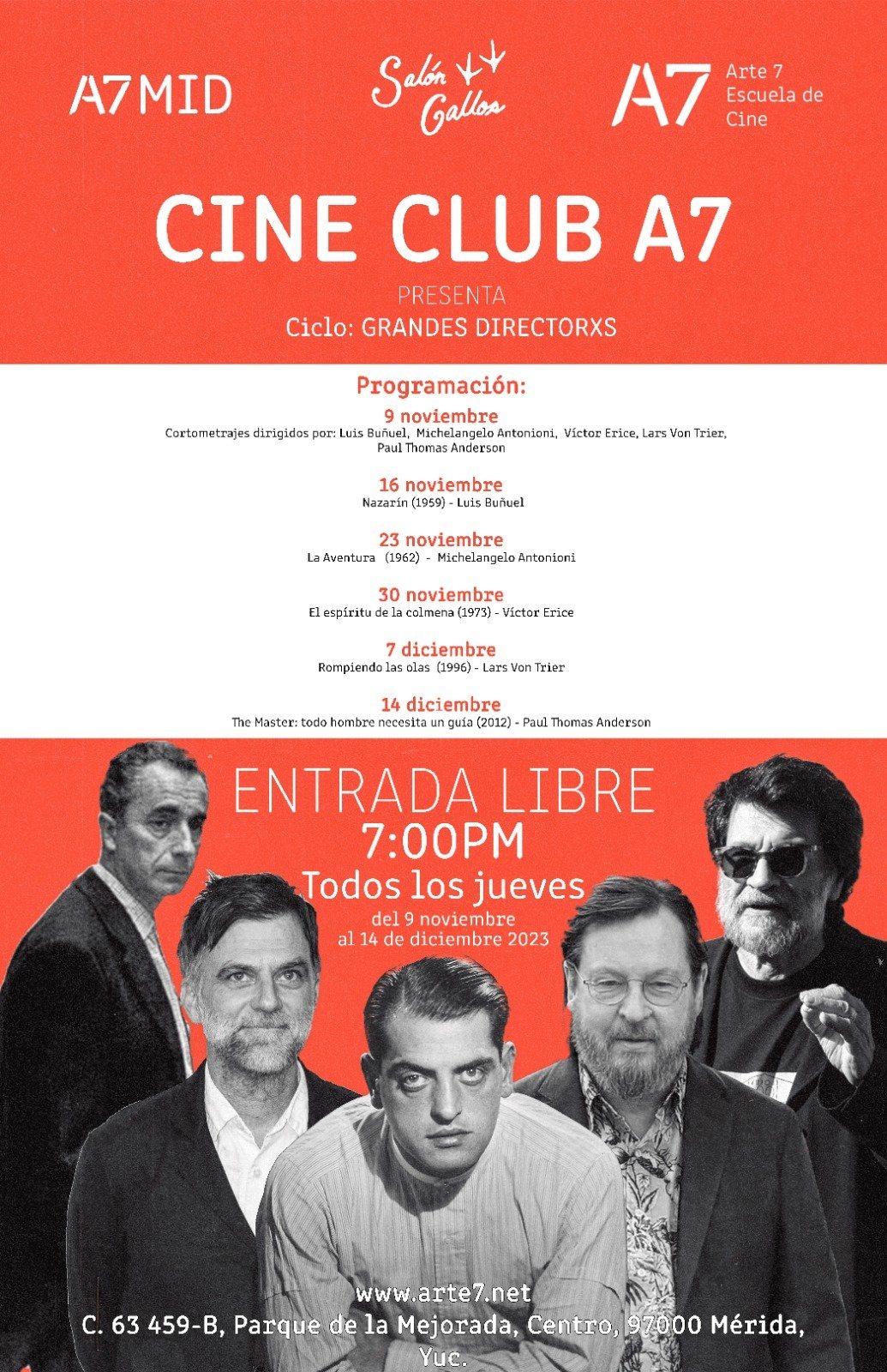 A7 MID | Cineclub: Grandes directorxs