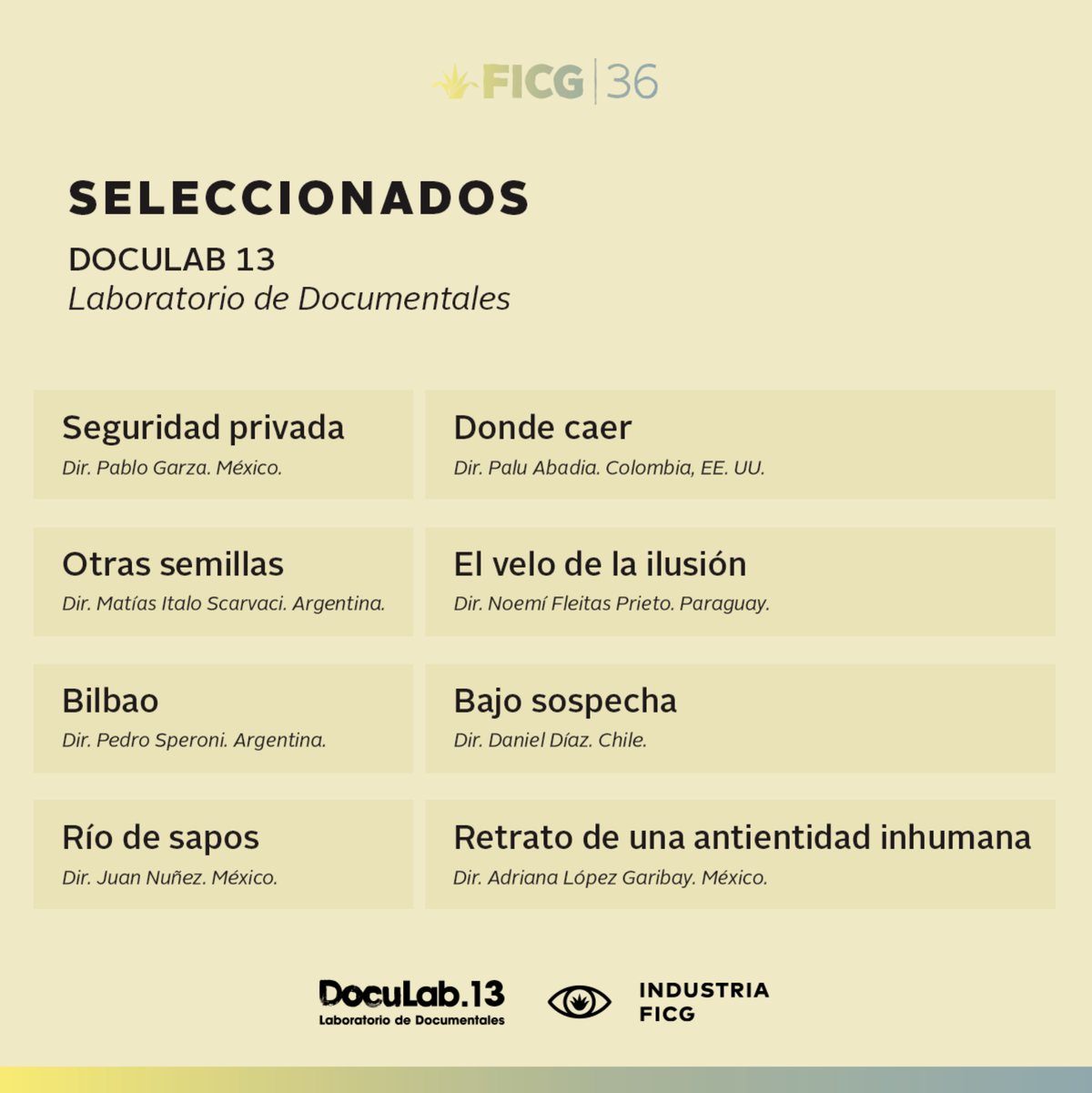 FICG | DOCULAB 13: Laboratorio de Documentales