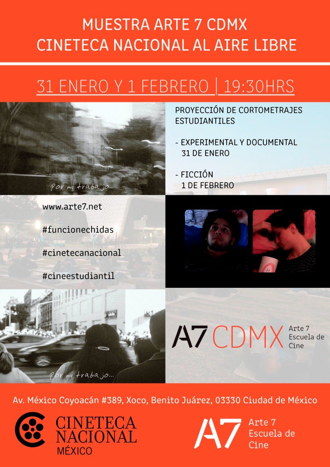 MUESTRA ARTE 7 CDMX | Cineteca al aire libre