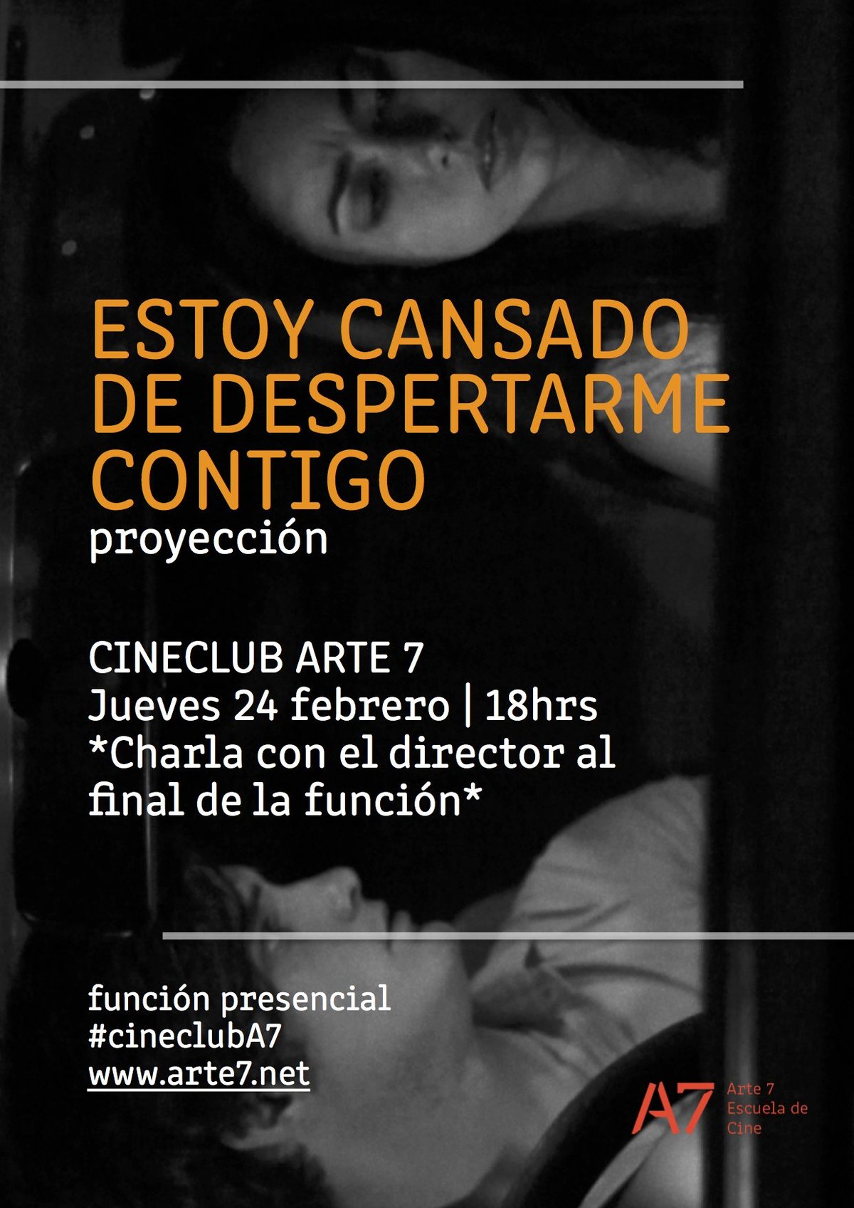 Proyección "Estoy cansado de despertarme contigo" Dir. Jesús Herrera Jaimes.