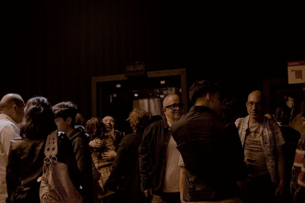Público en la muestra de cortometrajes