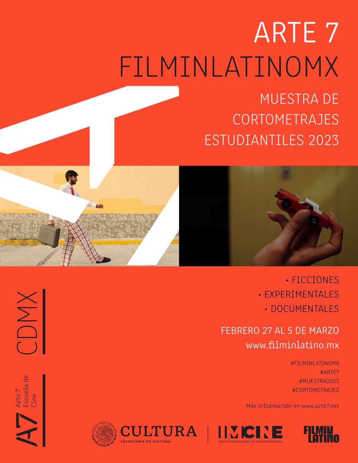 MUESTRA ARTE7 Y FILMINLATINO 2023